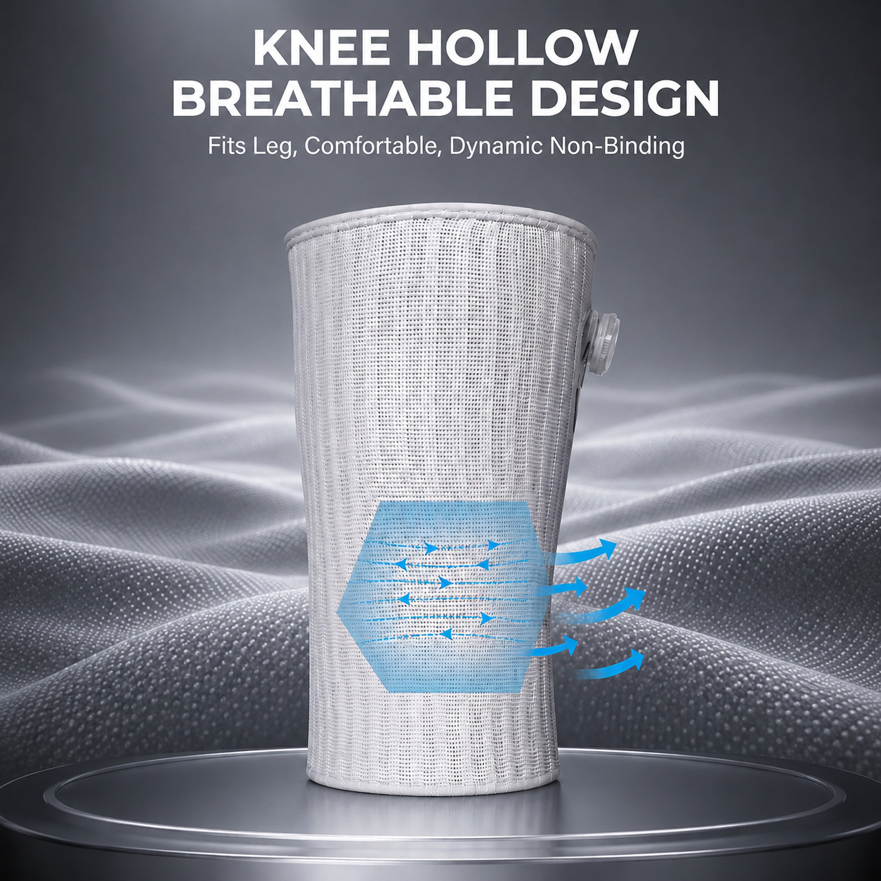 Adjustable Twist-to-Fit Knee Brace