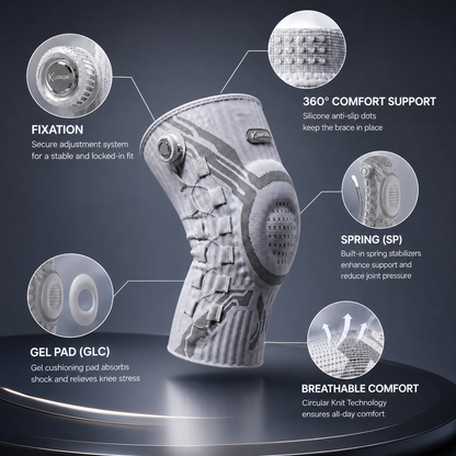 Adjustable Twist-to-Fit Knee Brace
