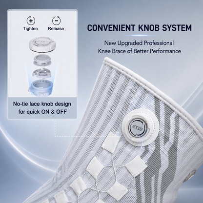 Adjustable Twist-to-Fit Knee Brace