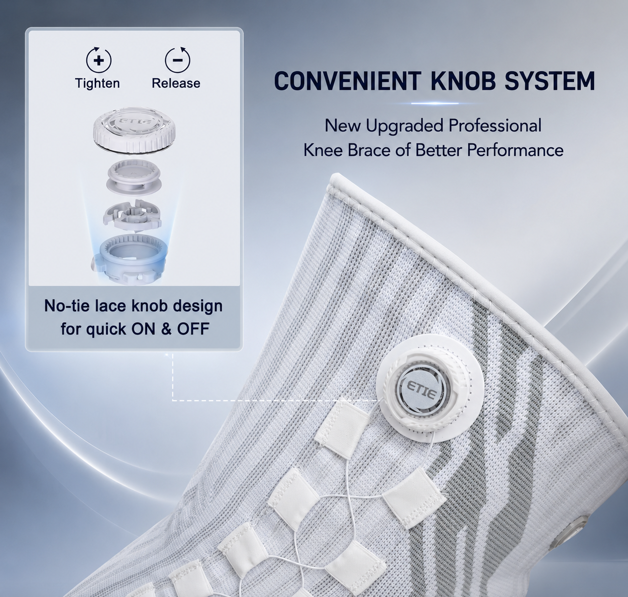 Adjustable Knee Support Brace for Running Stability & Pain Relief